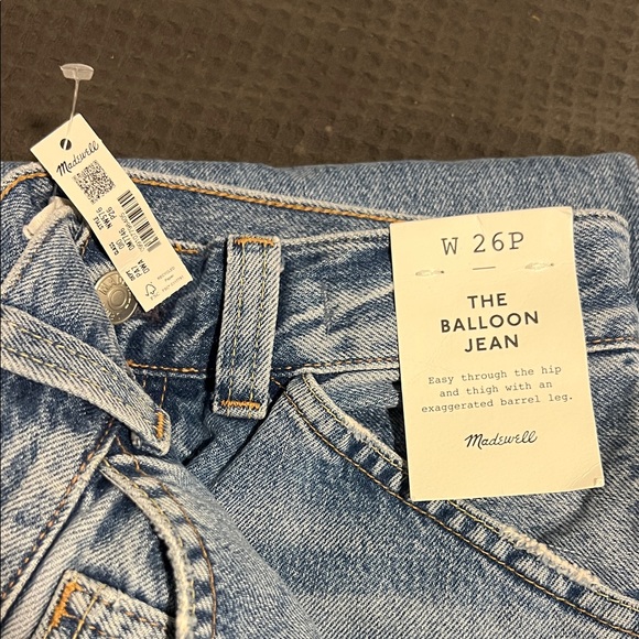 Madewell The Petite Balloon Jean Sz P26 - Picture 3 of 5
